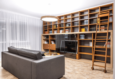 menuisier bibliothèque bois Angers