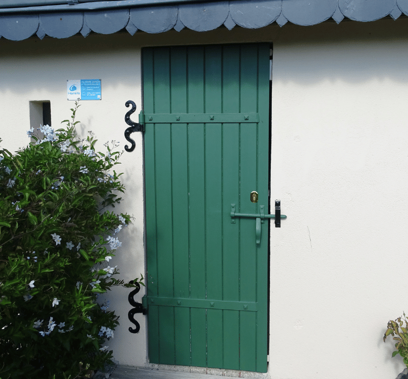 pose de porte à lames
